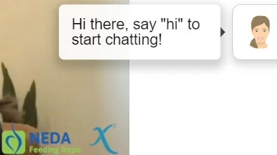 Visual published with the cited source for this record: A helpline swapped for a chatbot that gave weight-loss tips instead