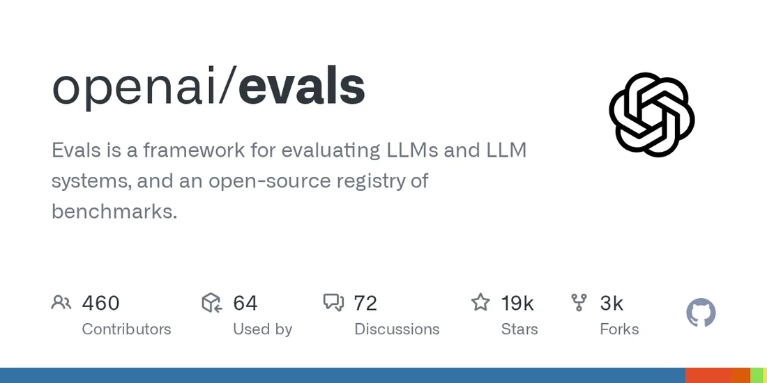 Visual for this record: OpenAI's open-source Evals still treats a model's answer as gradable